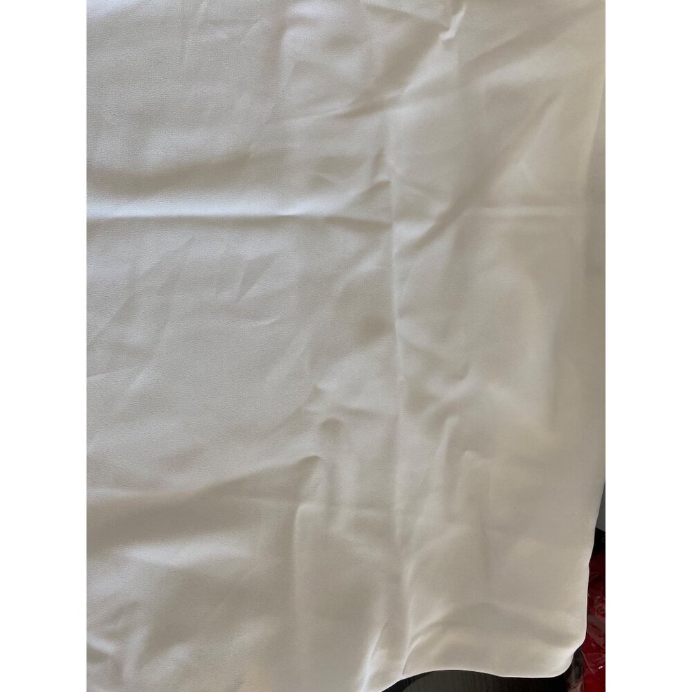 Karl Lagerfeld Paris Womens Karl Charm Cowl Neck Camisole White Size L Defected - Picture 5 of 7